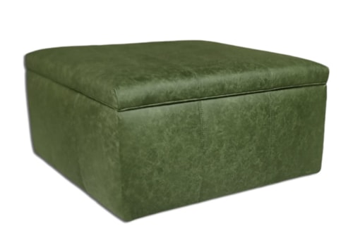 Hendrix Leather Storage Ottoman