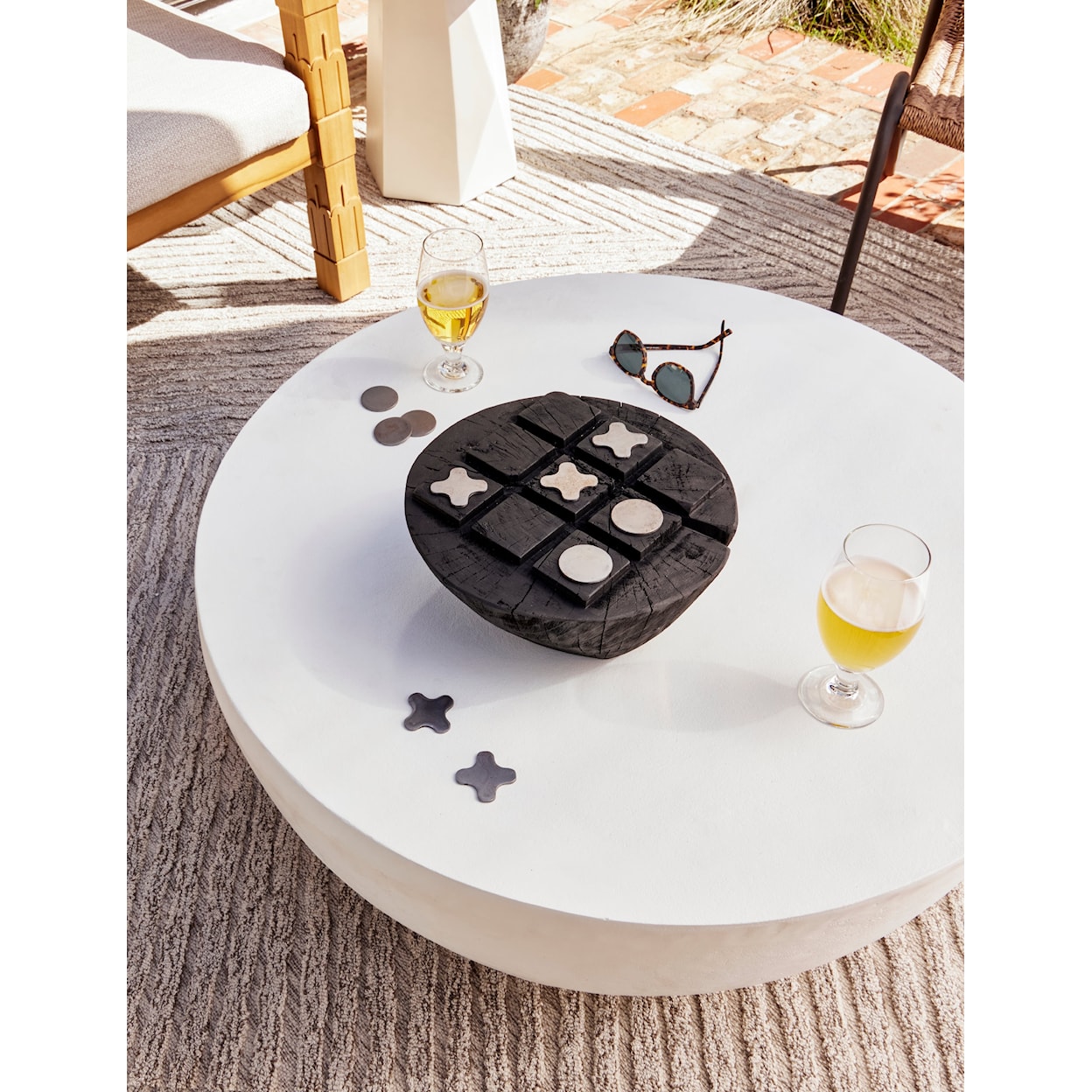 Four Hands Basil Outdoor Occasional Tables