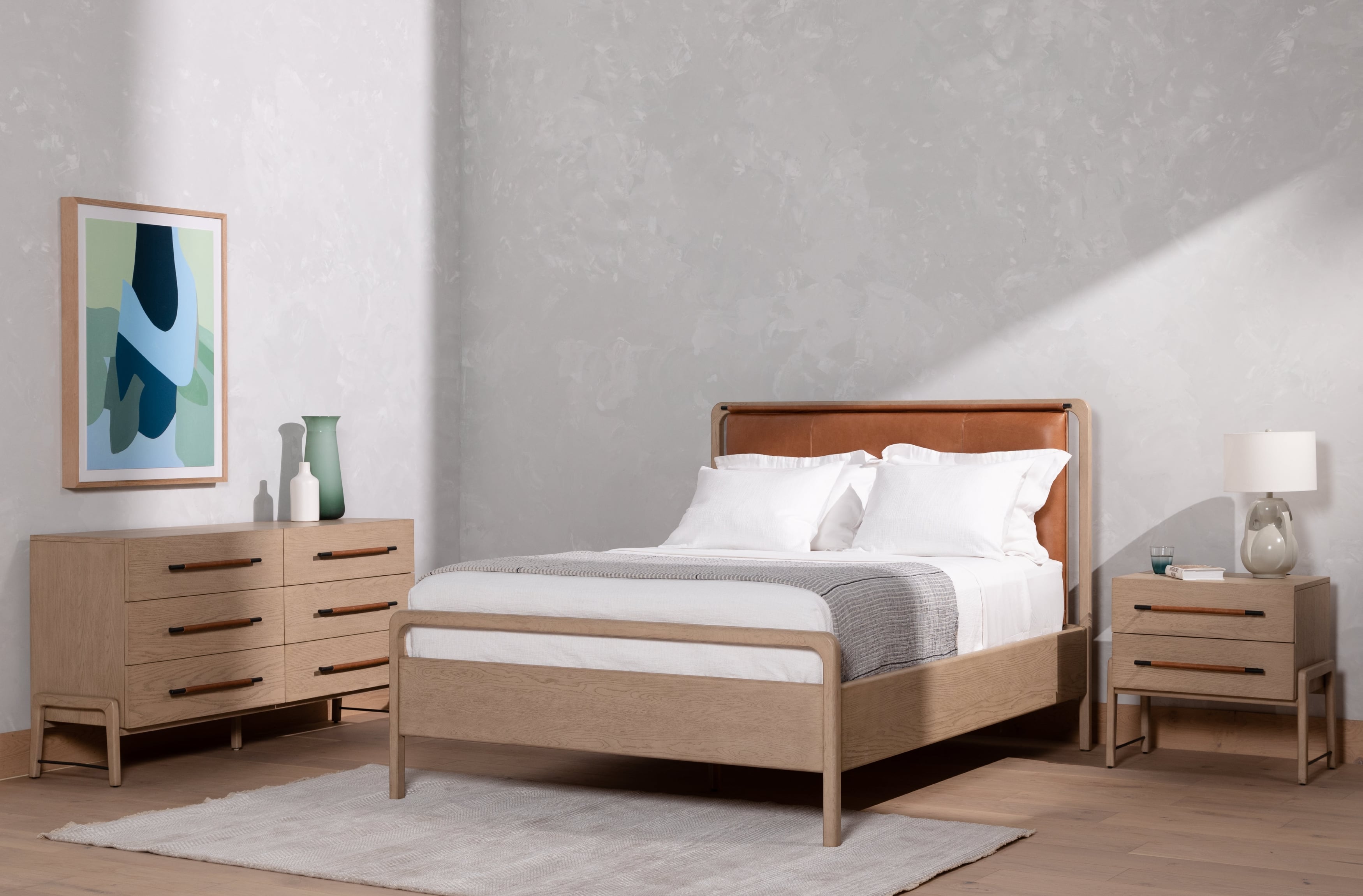 Four Hands Filmore 109064002 Rosedale NightstandYucca Oak Veneer