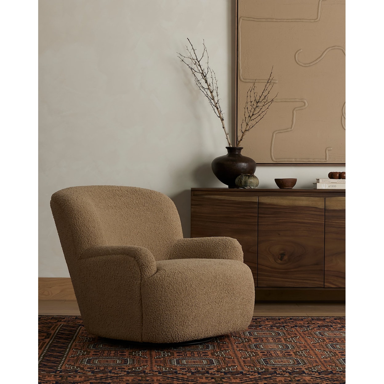 Four Hands Kadon Swivel Chair