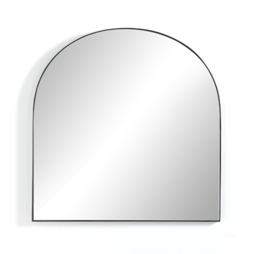 Georgina Wide Mirror-Iron Matte Black