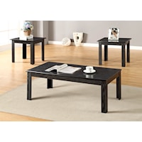 BLACK WOOD GRAIN 3 PC | OCCASIONAL SET