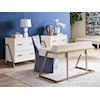 Sligh Studio Designs White Writing Desk with Storage