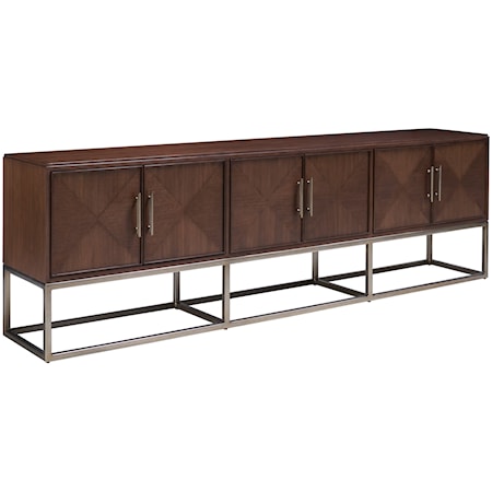 6-Drawer Long Media Console