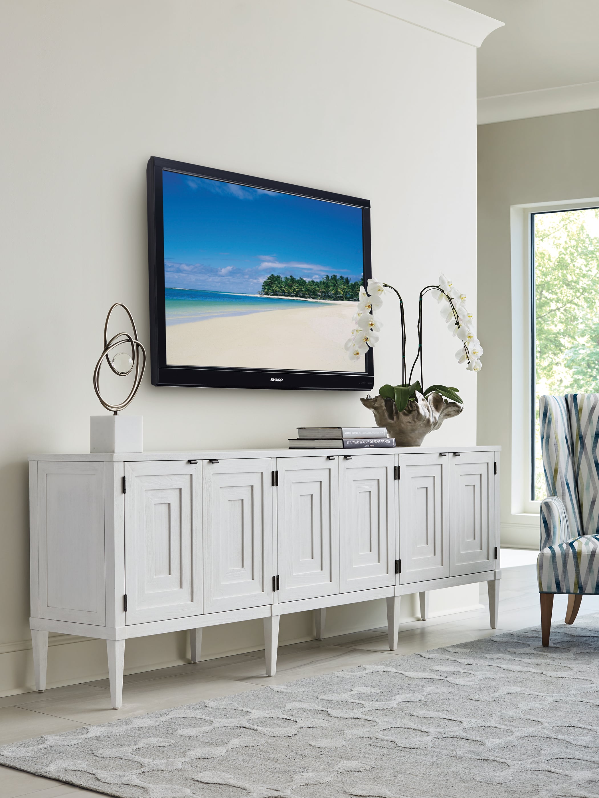 Sligh Sanibel Clearwater Long Media Console