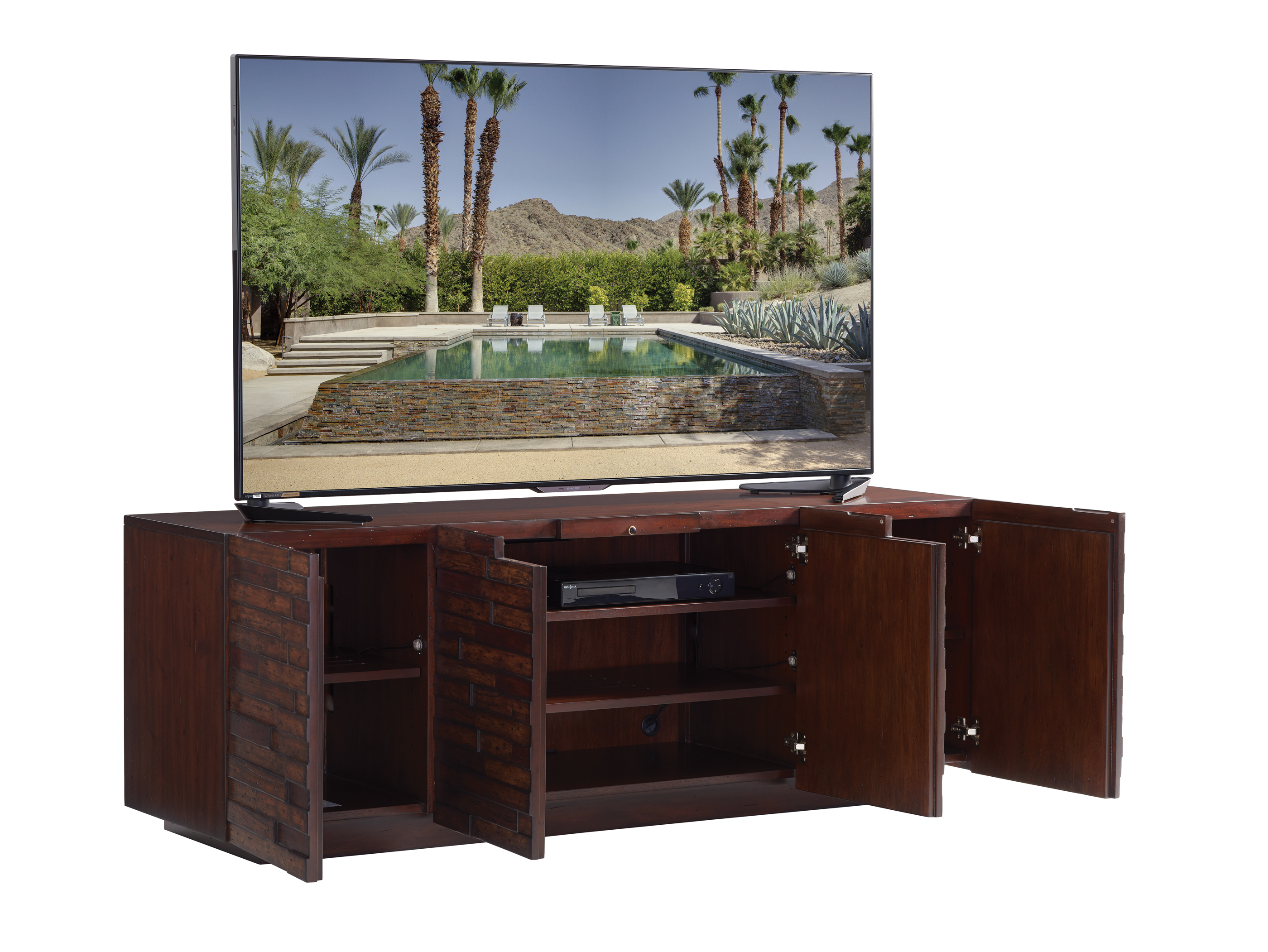 Criss Cross TV Console