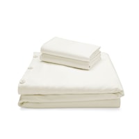 Oversized Queen Ivory Rayon From Bamboo Duvet Sheet Set