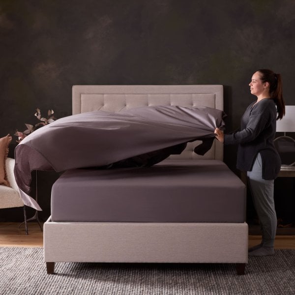 Malouf Classic Cotton Sheet Set Charcoal Classic Cotton Twin XL Sheet Set