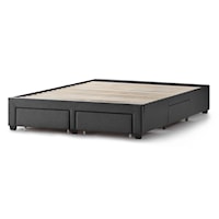 Full Charcoal Watson Platform Bed Base