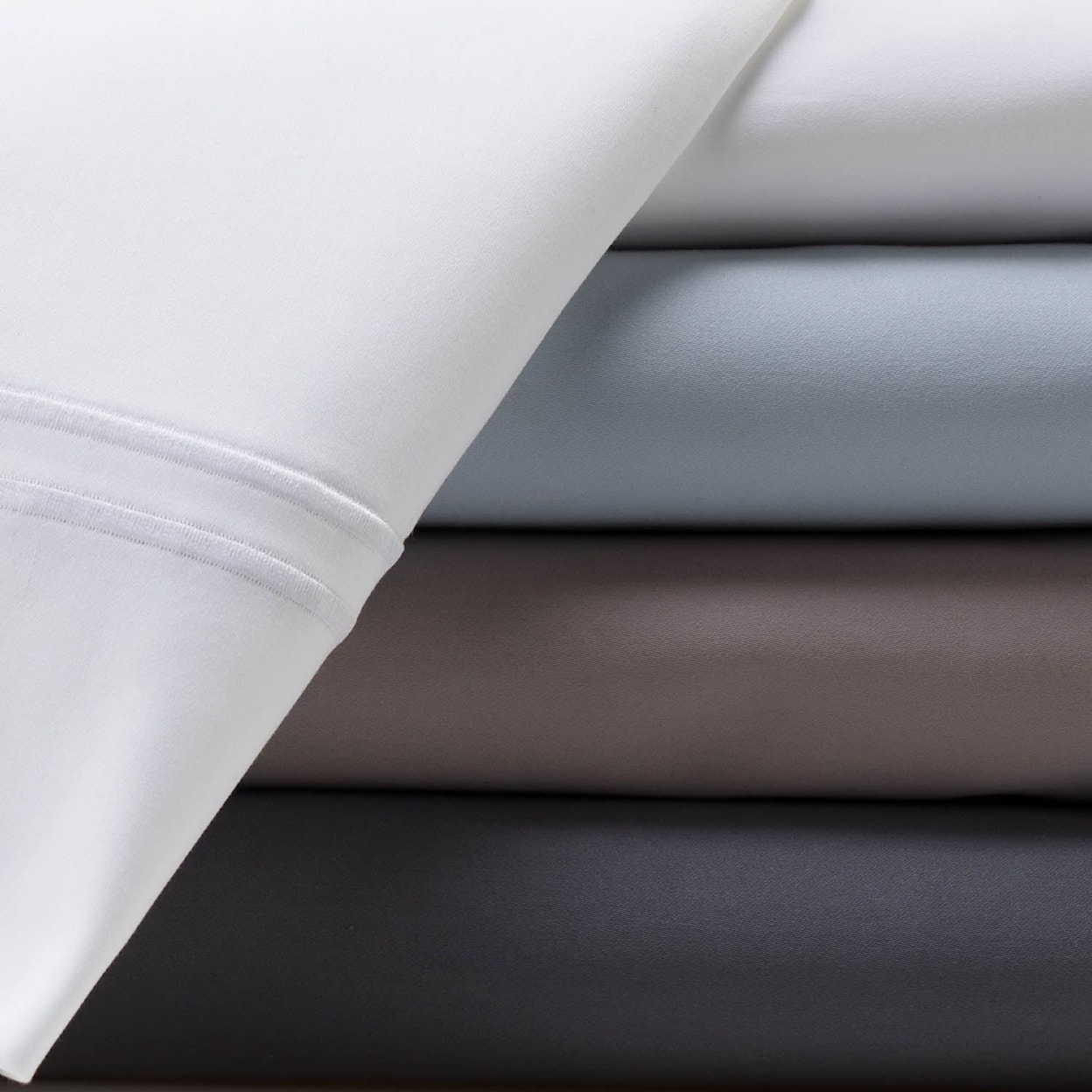 Malouf Supima® Cotton Sheets Pillowcase Queen Charcoal Cotton Sheets Pillowcase