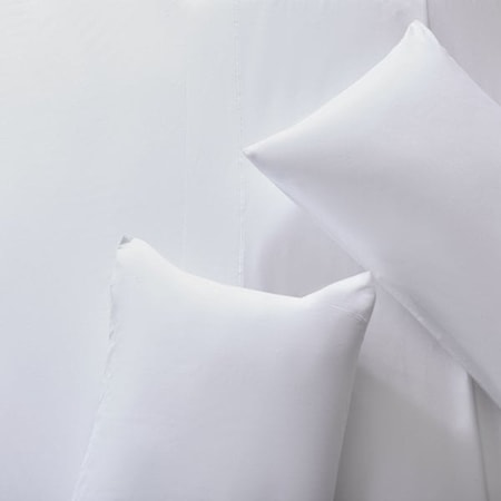 White Classic Cotton Queen Pillowcases