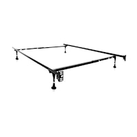 Glides  Twin/Full Adjustable Bed Frame