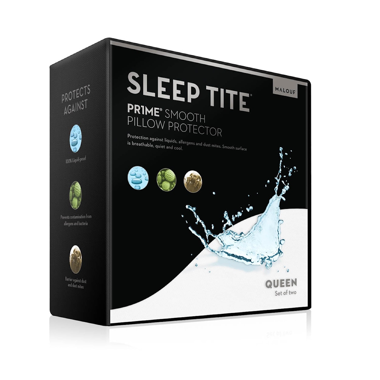 Malouf PR1ME® Smooth Mattress Protector Q  PR1ME® Smooth Matt Prot