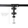 Malouf Malouf Bolt-on Bed Rail System with Center Bar