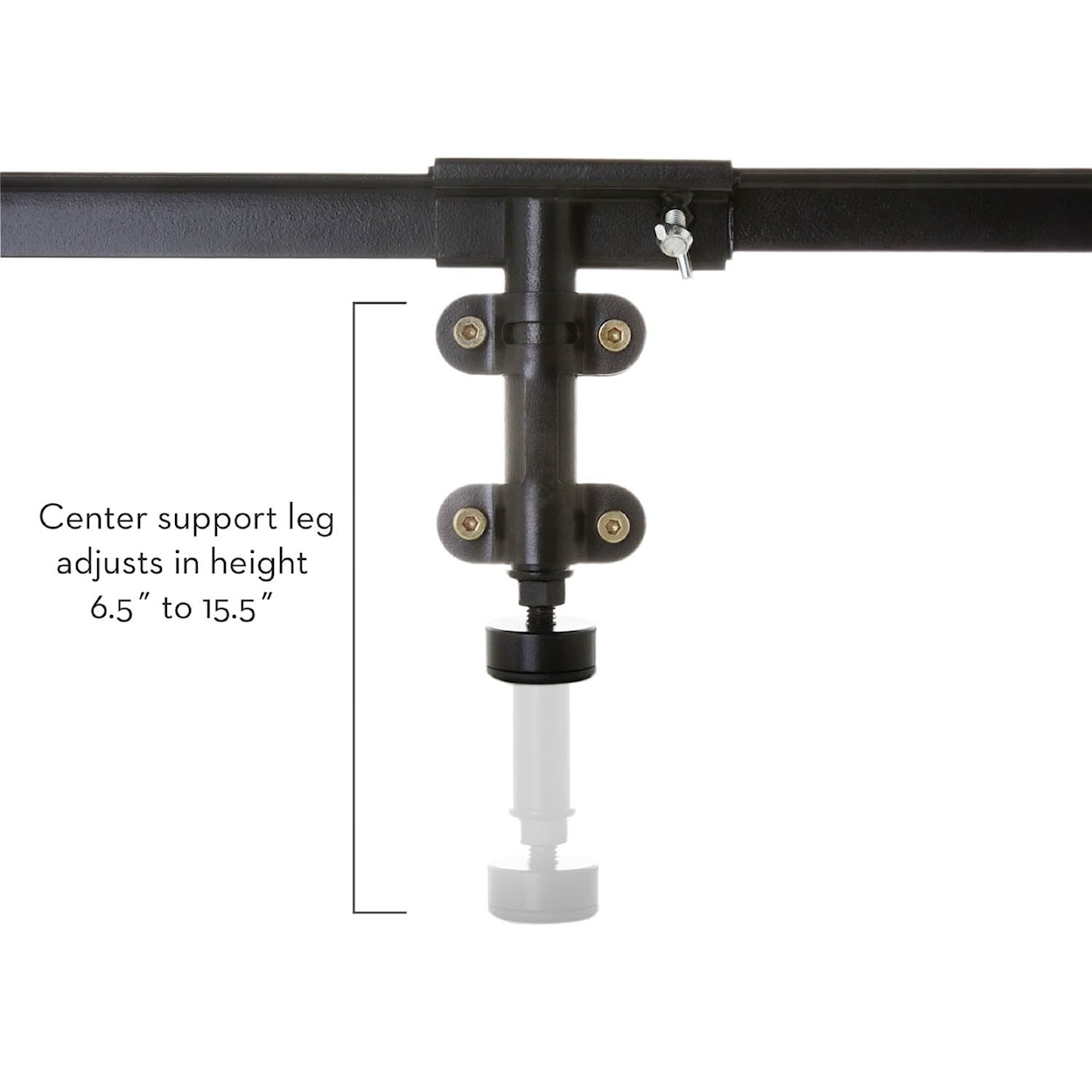 Malouf Malouf Bolt-on Bed Rail System with Center Bar