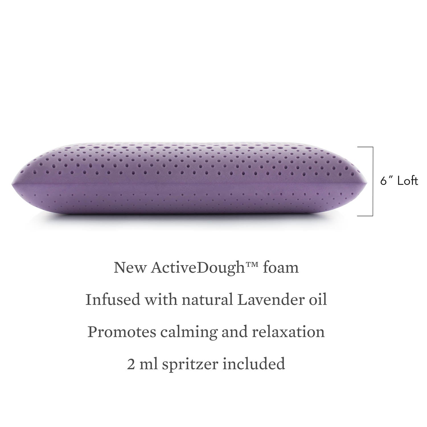 Queen Zoned ActiveDough®  + Lavender Pillow