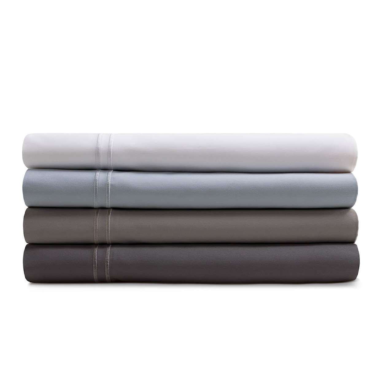 Malouf Supima® Cotton Sheets Pillowcase Queen Smoke Cotton Sheets Pillowcase