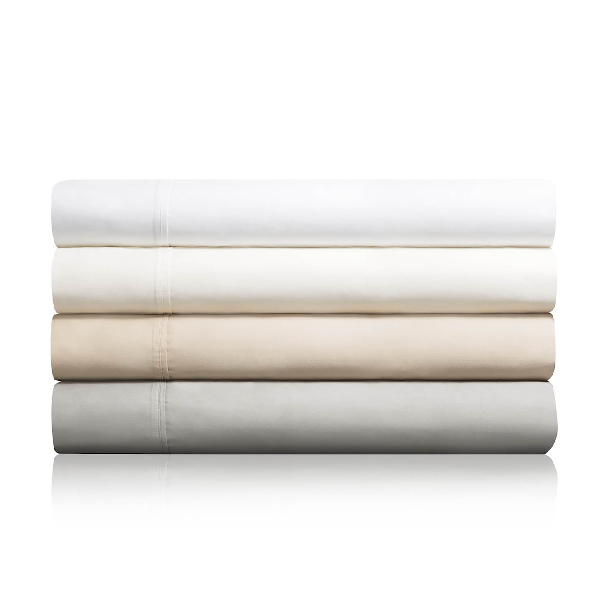 Malouf 600 TC Cotton Blend Pillowcase Q White 600 TC Cotton Blend Pillowcase