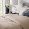 Malouf Rayon From Bamboo Duvet Set Oversized Queen Ivory Rayon Sheet Set