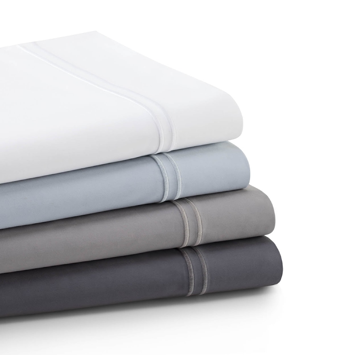 Malouf Supima® Cotton Sheets Pillowcase King Charcoal Cotton Sheets Pillowcase