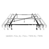 Malouf Queen/Full/Twin Adjustable Bed Frame Glides  Q/Full/Twin Adj Bed Frame