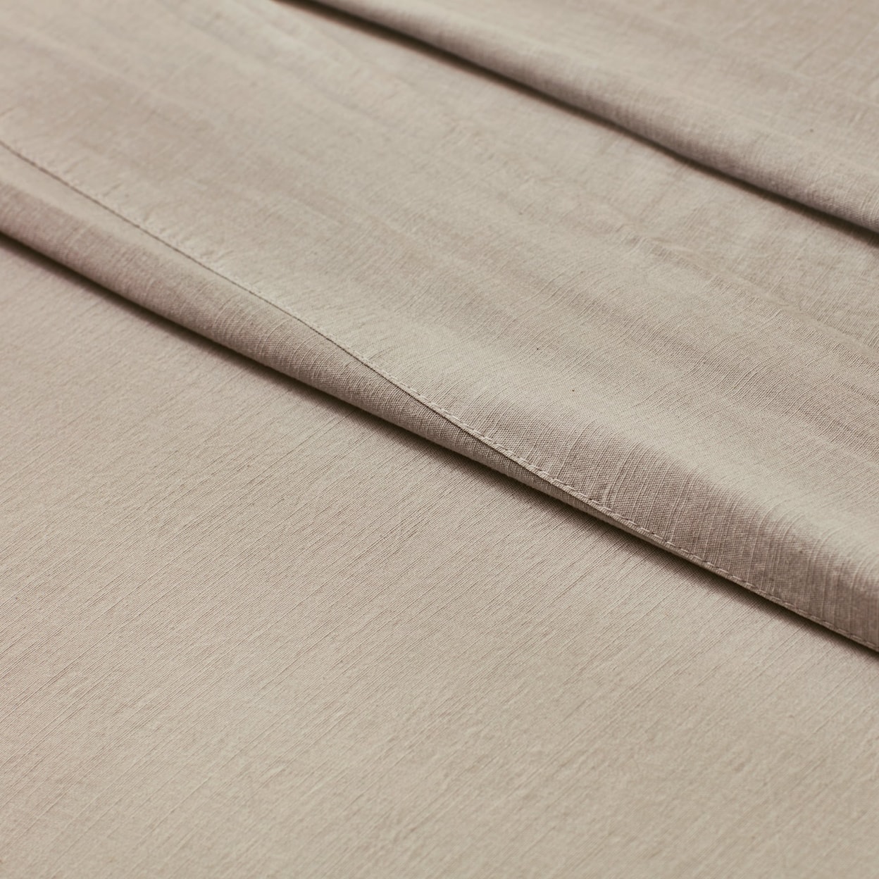 Malouf Linen-Weave Cotton Q Sand Linen-Weave Cotton