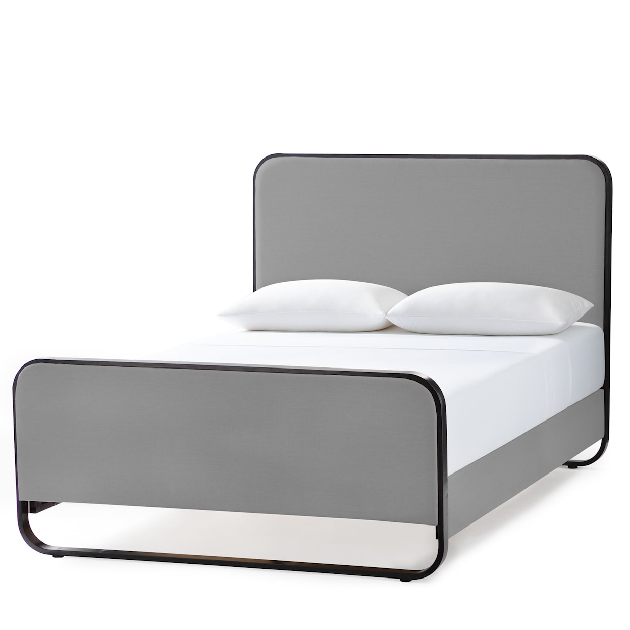 Malouf Godfrey Designer Bed Full Charcoal Godfrey Designer Bed
