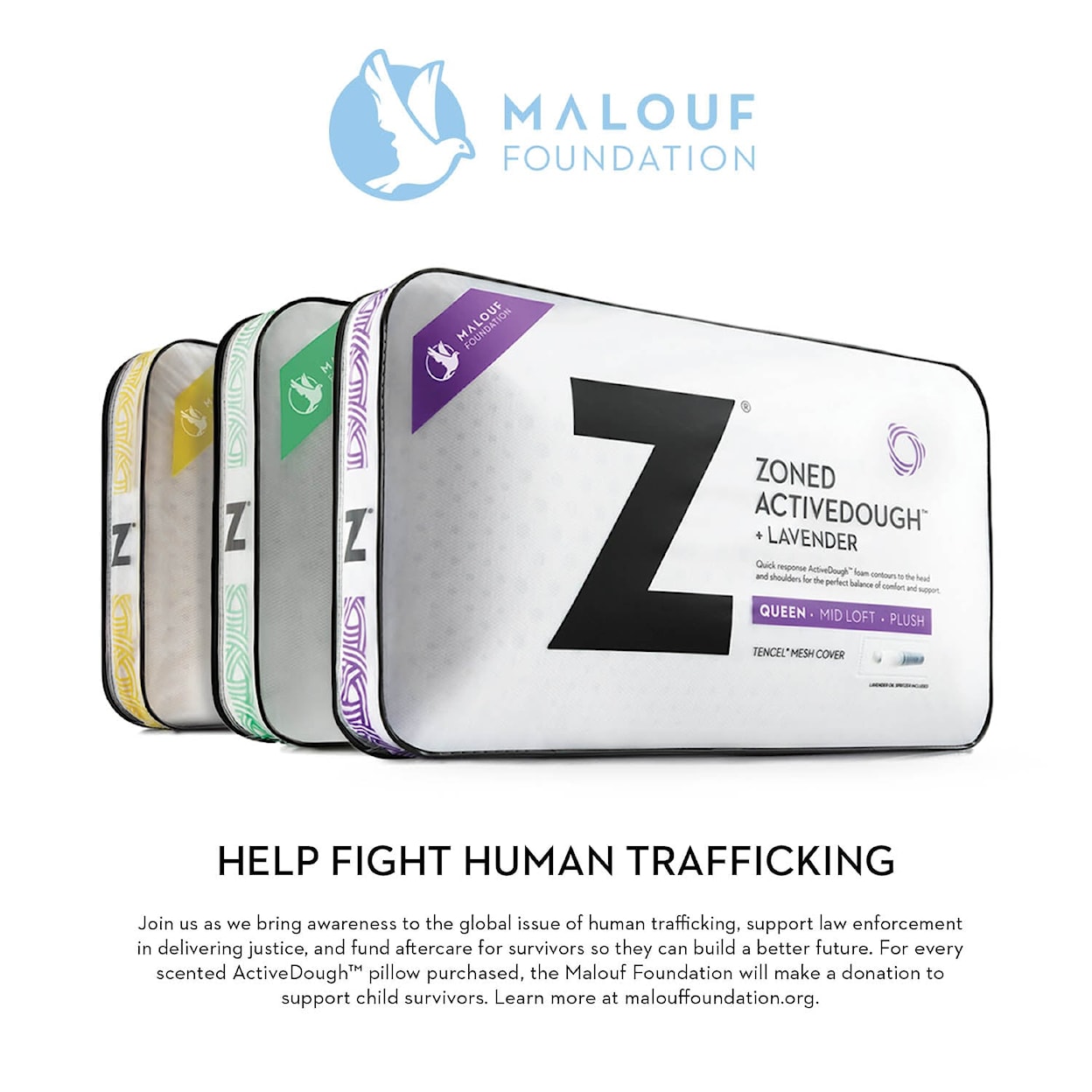 Malouf Malouf Zoned ActiveDough® + Lavender