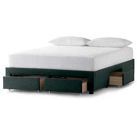 Full Spruce Watson Platform Bed Base