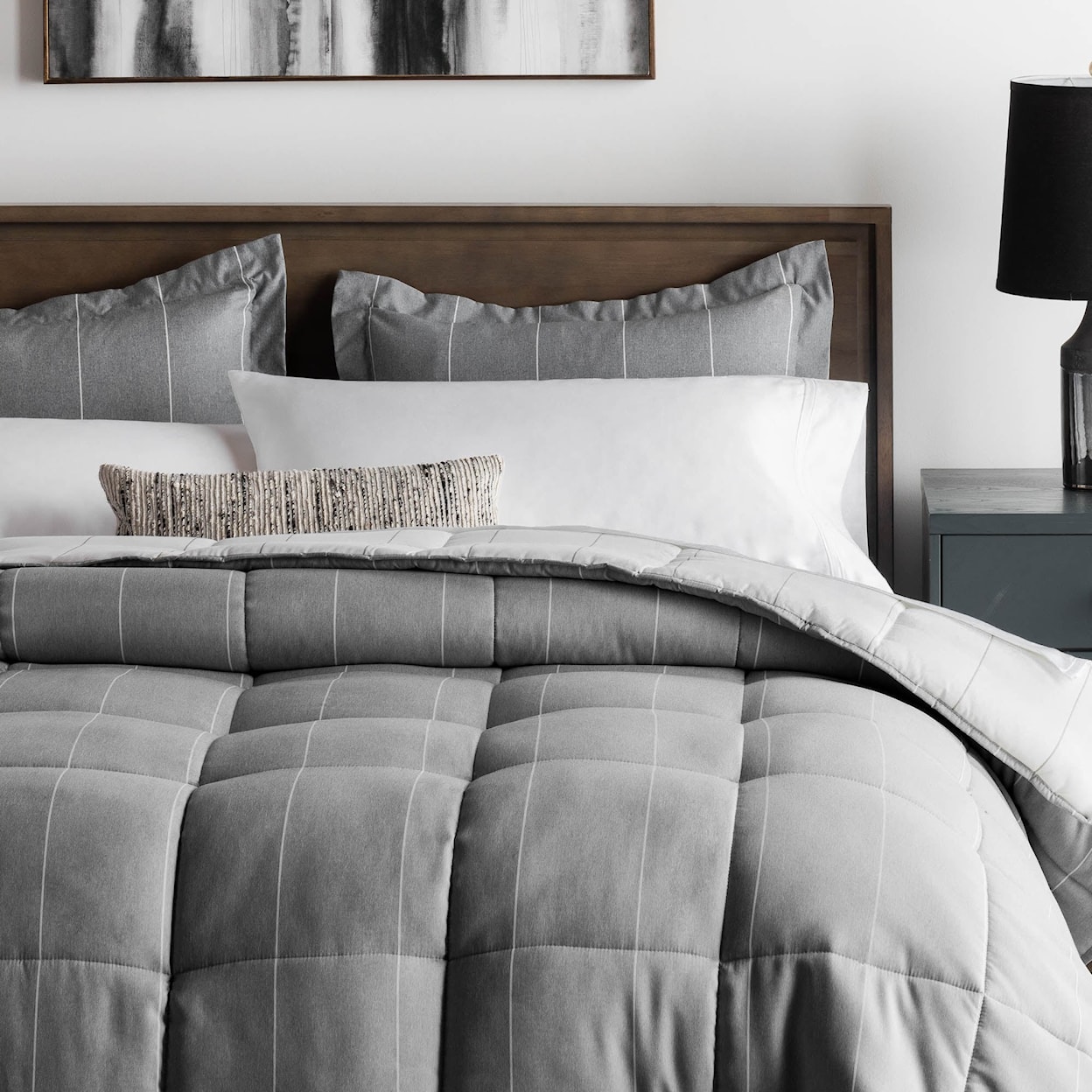 Malouf Malouf Chambray Comforter Set