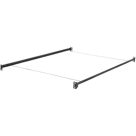 Bolt-on bed rail system with wire support