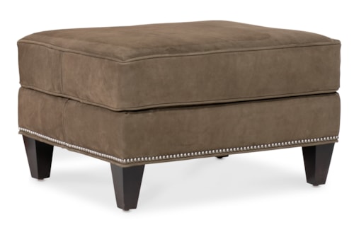 Transitional Rectangular Chair Ottoman