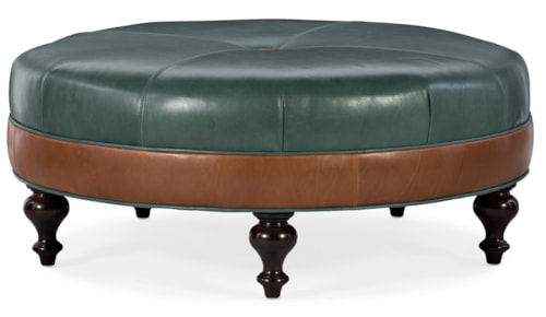 42 Inch Round Cocktail Ottoman