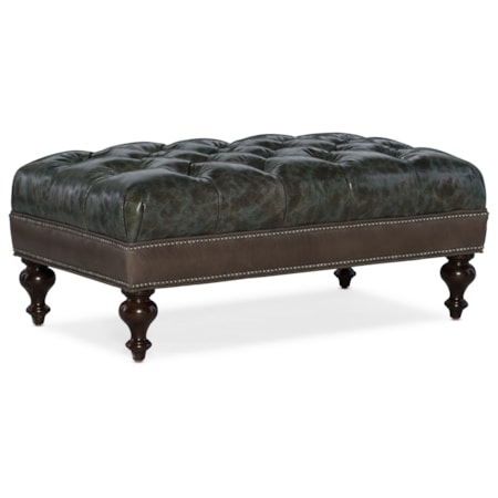 Tufted Rectangle Ottoman