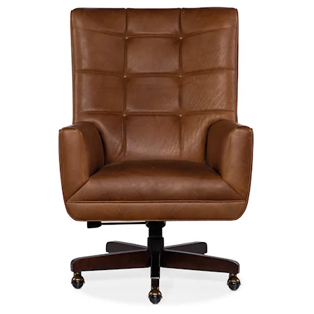 Tufted Swivel Tilt Office Chair