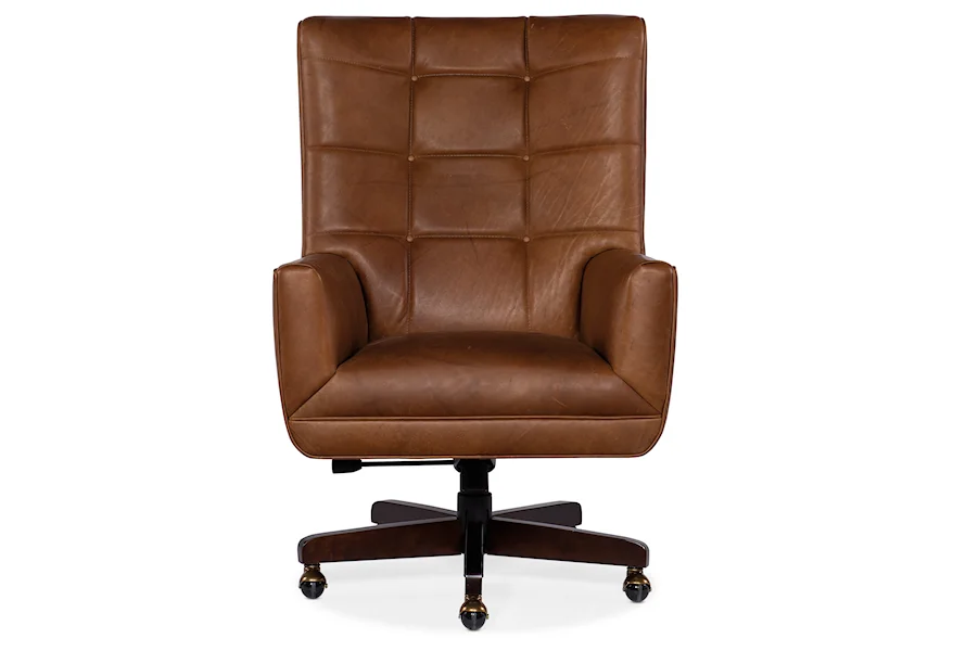 Ebony Office Swivel Tilt Chair by Bradington Young at Howell Furniture