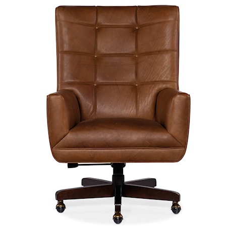 Tufted Swivel Tilt Office Chair