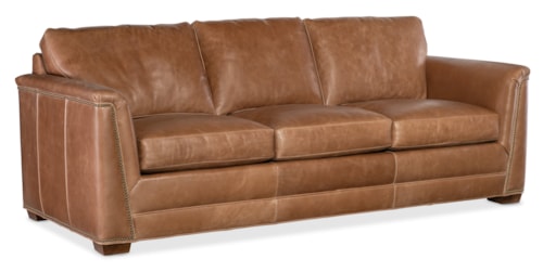 Transitional Stationary Sofa 8-Way Tie