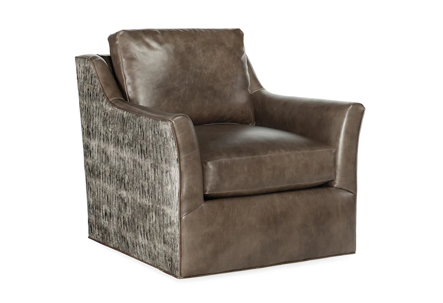 Marleigh Swivel Chair 8-Way Tie by Bradington Young at Belfort Furniture