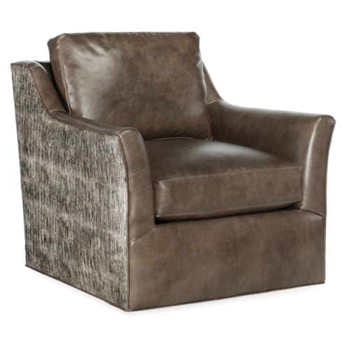 Transitional Swivel Chair