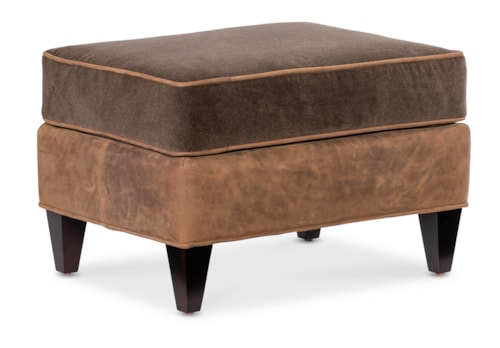 Transitional Chair Ottoman
