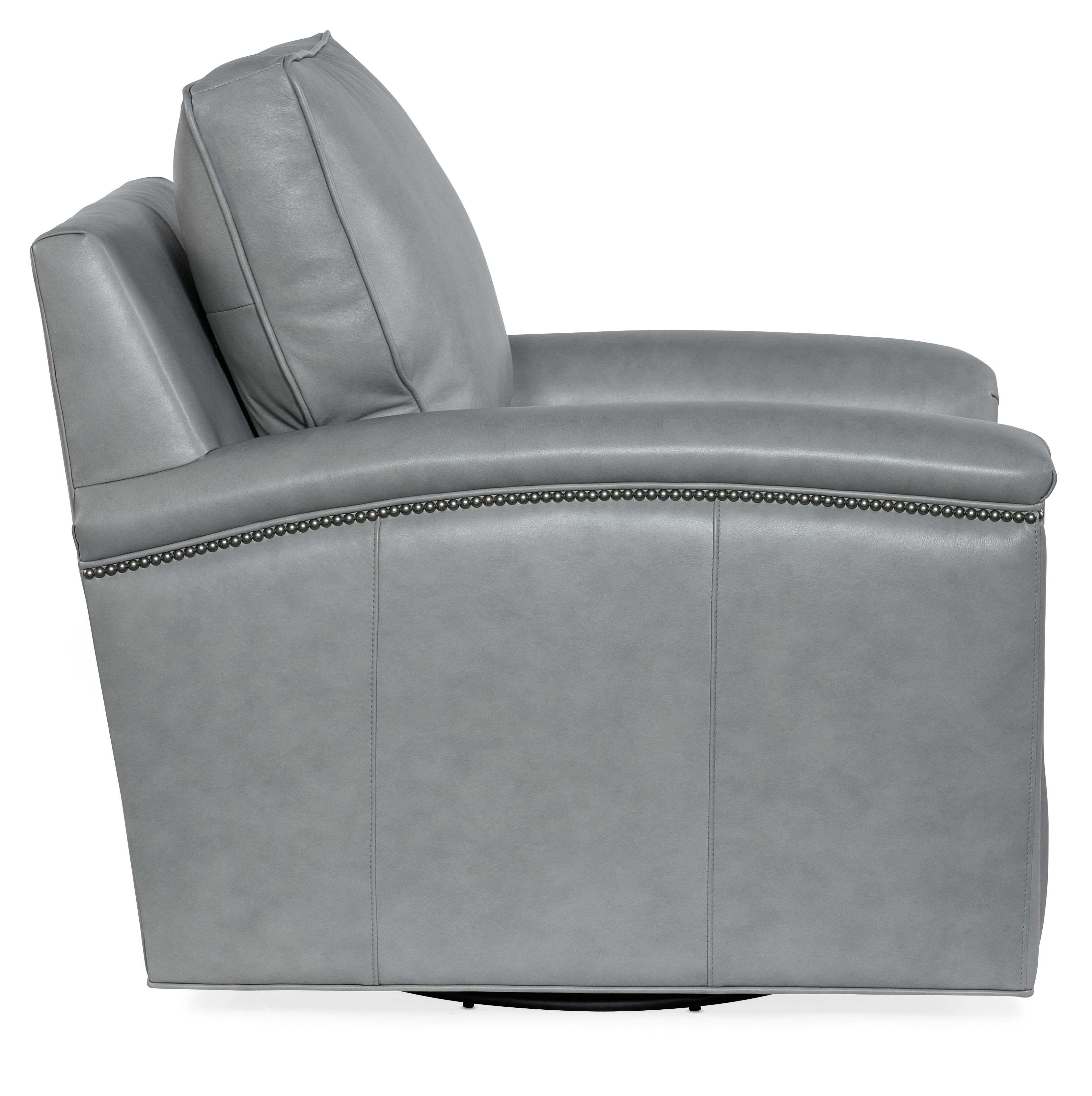 Bradington Young Oliver Oliver Swivel Chair 8-Way Tie