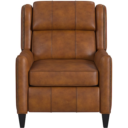 Transitional Recliner with Nailheads