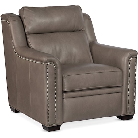 Reclining Accent Chair with Nailhead Trim