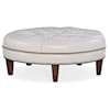 Bradington Young Well-Rounded Round Ottoman