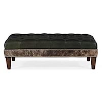 Extra Large Tufted Rectangle Cocktail Ottoman