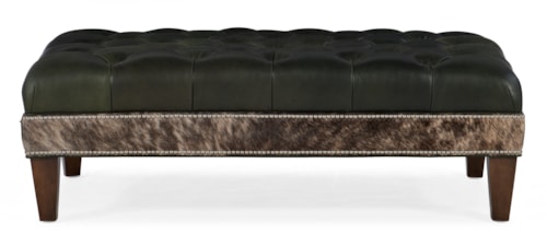 Extra Large Tufted Rectangle Cocktail Ottoman