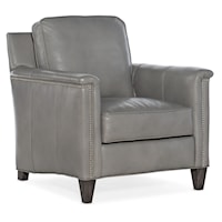 Transitional Chair with Tapered Legs