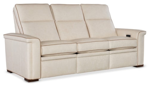 Contemporary Zero Gravity Power Reclining Sofa with Articulating Headrest