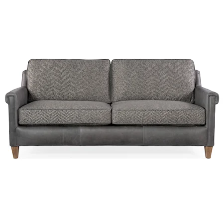 Transitional 80 Inch Two Seat Sofa w/ Deep Seats